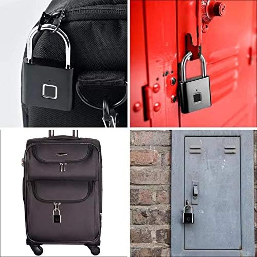 IP65 Smart Digital Alarm Fingerprint Pad Lock Smart Biometric Fingerprint Padlock