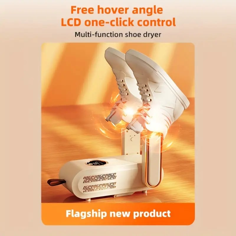 Foldable Shoe Dryer with Deodorizing and Sterilizing Features