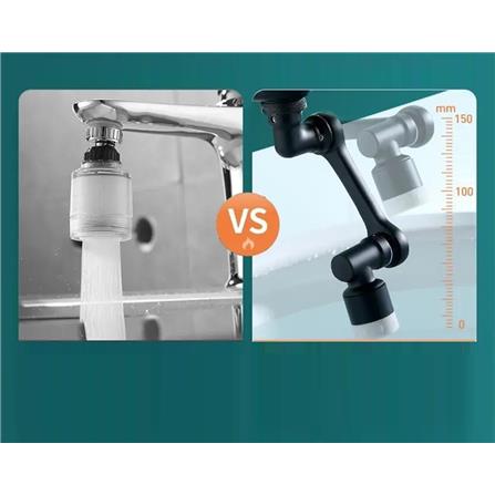 Sink Faucet Splash 1080° Rotating Dual Spray Modes Tap Extension For Bathroom And Kitchen