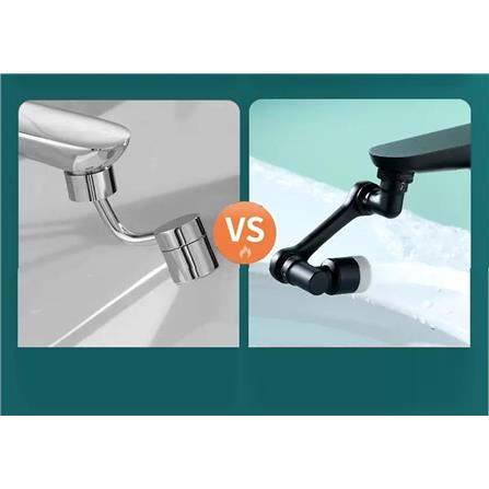 Sink Faucet Splash 1080° Rotating Dual Spray Modes Tap Extension For Bathroom And Kitchen