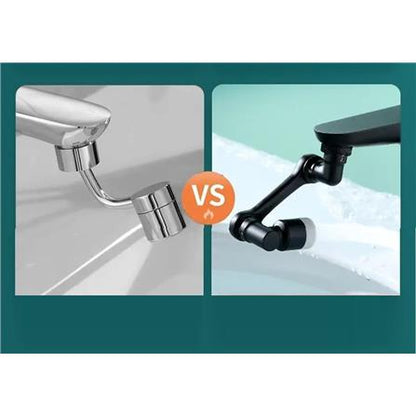 Sink Faucet Splash 1080° Rotating Dual Spray Modes Tap Extension For Bathroom And Kitchen