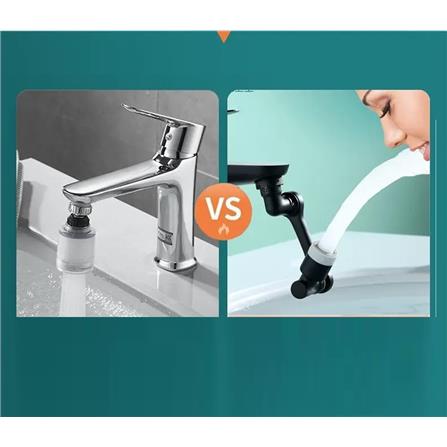 Sink Faucet Splash 1080° Rotating Dual Spray Modes Tap Extension For Bathroom And Kitchen