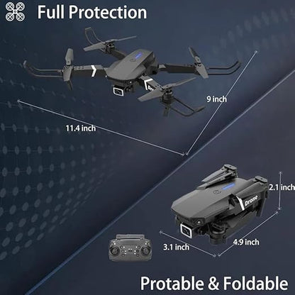 E99 PRO Drone Professional 4K HD Dual Camera Automatic Obstacle Avoidance Foldable Height Keep Mini Helicopter