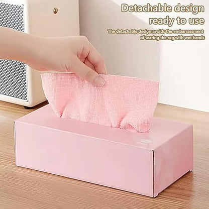 Cleaning Cloth, Glass Cleaning Towel, Kitchen Towel Cloth, Reusable 20 Pcs-1Box