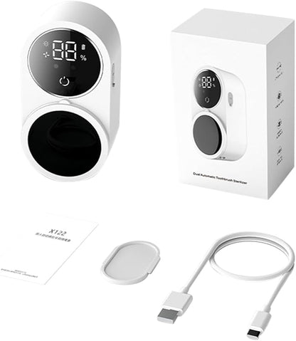 Rechargeable UV Toothbrush Sanitizer - Wall Mounted Holder