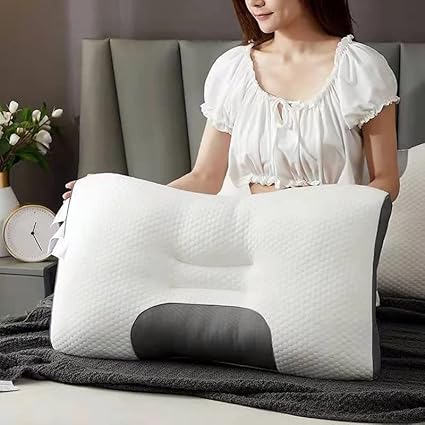 Pillow Cotton Soybean Fiber Pillow Core Neck Protection Help Sleep Bedding