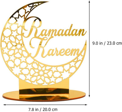 Acrylic Ramadan Tabletop Decor for Musilm Ramadan Mubarak Decorations