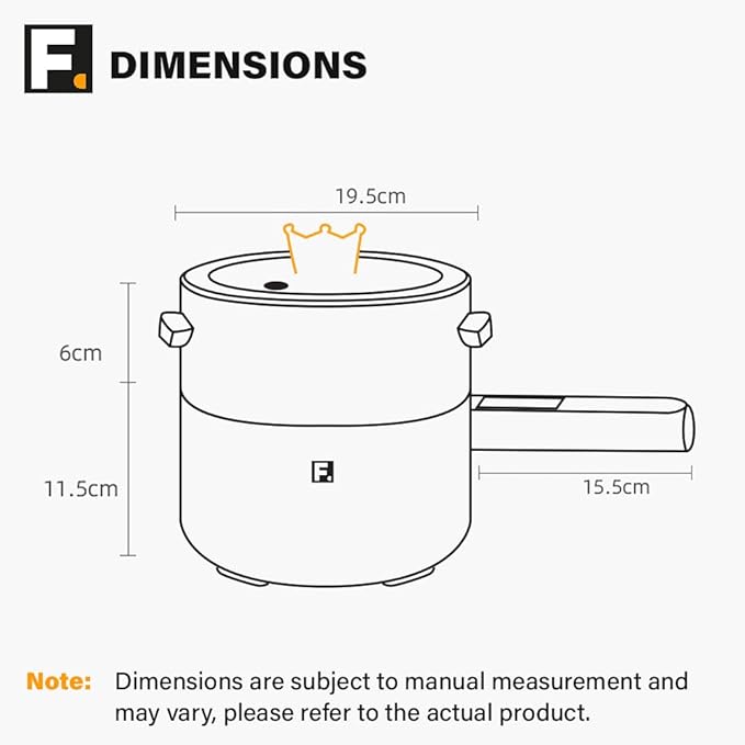 2L Hot Pot Electric Cooker Multi Cooker Electric Pot, Rice Cooker Small, Steamer Cooker, Electric Skillet, Electric Frying Pan Electric Hot Pot, Portable Nonstick Pan (Black Liner + Steamer)