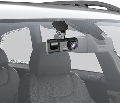 3 Camera Lens Front and Rear Inside Dashcam HD 1296P Video Recorder Night Vision