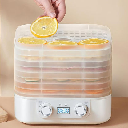 5-Tray Food Dehydrator with Adjustable Temperature, Auto Food Dryer Machine for Food and Jerky, Fruits, Herbs, Veggies