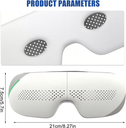 Eye Massager with Heat and Vibration Eye Protector Rechargeable Eye mask to Relieve Eye Fatigue and Dark Circles