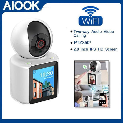 Two way video WiFi camera 1080P Video Calling WIFI HD Camera One-Click Video Calling Infrared Night Vision Video Baby Monitoring Camera