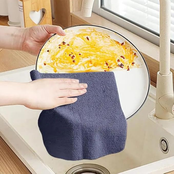 Cleaning Cloth, Glass Cleaning Towel, Kitchen Towel Cloth, Reusable 20 Pcs-1Box