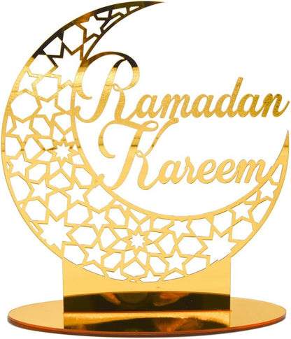 Acrylic Ramadan Tabletop Decor for Musilm Ramadan Mubarak Decorations