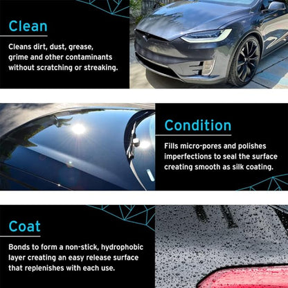 3 in 1 Ceramic Car Coating Spray High Protection Universal Quick Car Coating Spray