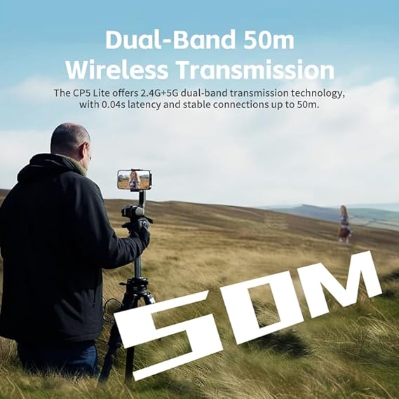 VizoSnap™ 5" 1080P FHD Vlog Selfie Monitor – Rear Camera Display for iPhone 16/15 & Samsung Phones