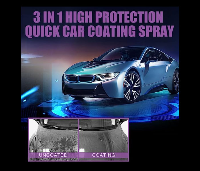 Generic 500ml Automotive Paint Repair Care Ceramic Coating Spray Quick Nano-coating Spray Wax Car Hydrophobic Polish Paint Cleaner