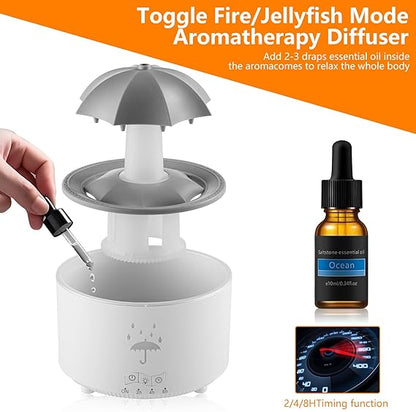 Umbrella Rotating Water Droplet Humidifier