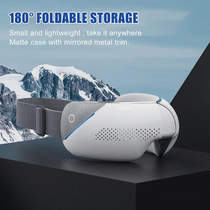 Eye Massager with Heat and Vibration Eye Protector Rechargeable Eye mask to Relieve Eye Fatigue and Dark Circles