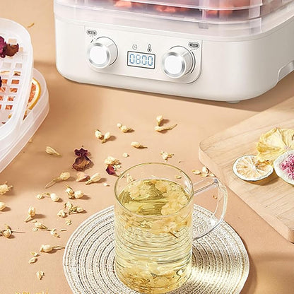 5-Tray Food Dehydrator with Adjustable Temperature, Auto Food Dryer Machine for Food and Jerky, Fruits, Herbs, Veggies