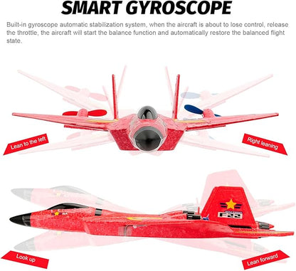 RC Plane F22 Airplane Fighter Ready to Fly 2.4Ghz 2 Channel Remote Control Airplanes Toy for Boys Girls Kids Beginners