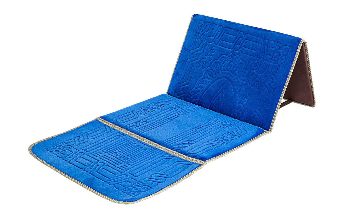 Muslim Prayer Rug with Back Support/Islamic Soft Sajdah for Women/Padded Prayer Mats Islam Thick/Portable Travel Mat with Carrying Pocket/Plush