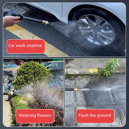 128W Cordless Foam Gun Soap Car Washwith Accessories Portable Electric Car Wash Foam Sprayer for Cars Gardens Terraces Windows Cleaning Works