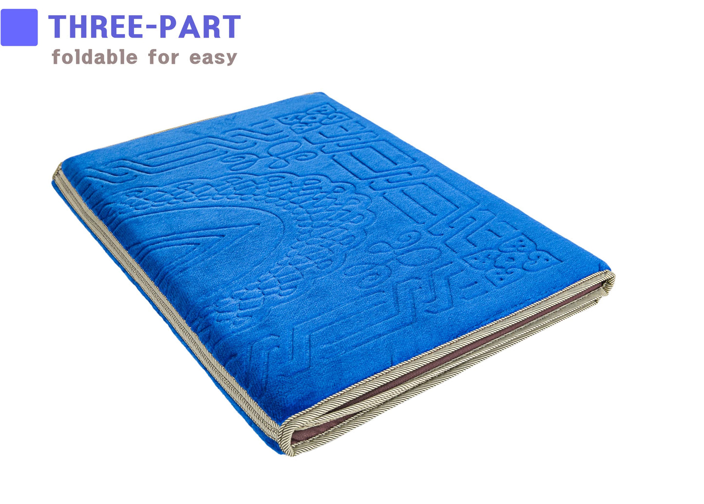 Muslim Prayer Rug with Back Support/Islamic Soft Sajdah for Women/Padded Prayer Mats Islam Thick/Portable Travel Mat with Carrying Pocket/Plush