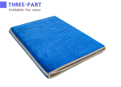 Muslim Prayer Rug with Back Support/Islamic Soft Sajdah for Women/Padded Prayer Mats Islam Thick/Portable Travel Mat with Carrying Pocket/Plush