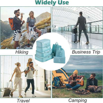 7 Pcs Luggage Organizer Bags