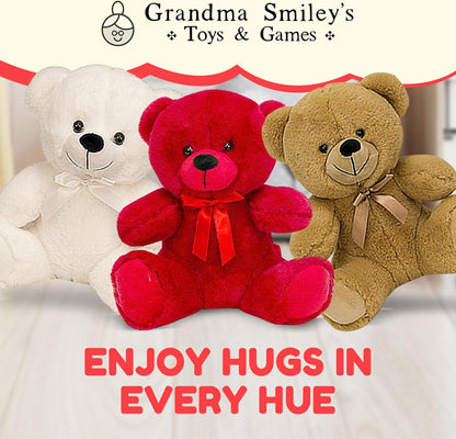 Teddy bear big huggable red