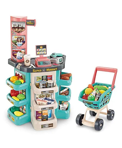 Little Angel Kids Supermarket with Trolley – Fun Pretend Play Set in UAE