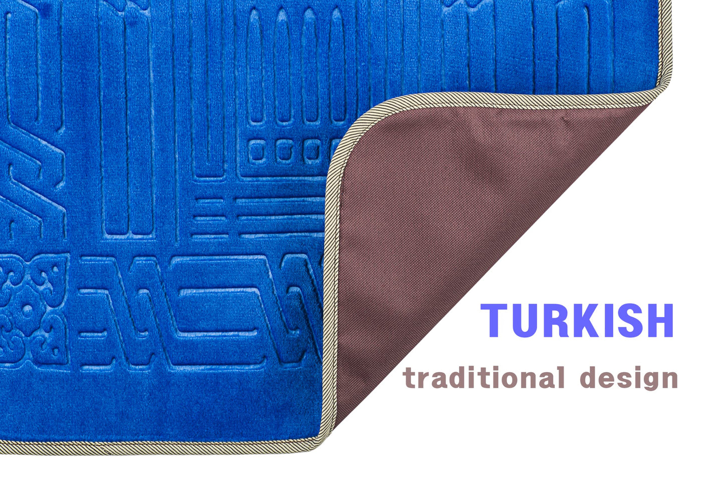 Muslim Prayer Rug with Back Support/Islamic Soft Sajdah for Women/Padded Prayer Mats Islam Thick/Portable Travel Mat with Carrying Pocket/Plush