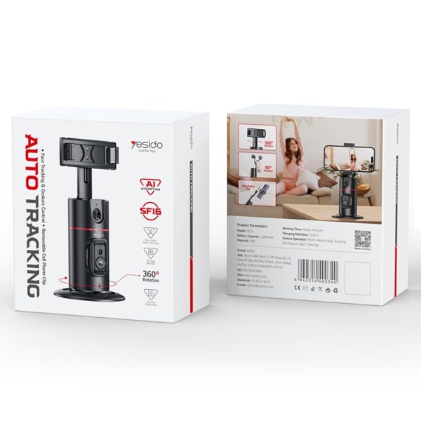 Yesido 360 Degree Artificial Intelligence Face Tracking Selfie Stick with Tripod