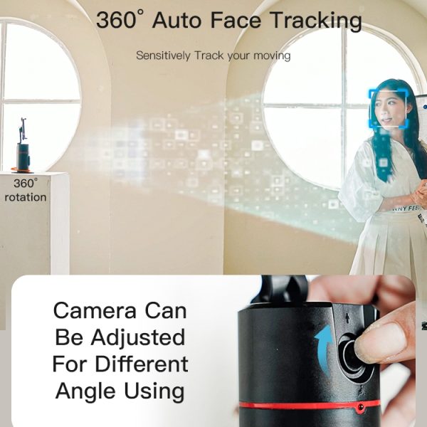 Yesido 360 Degree Artificial Intelligence Face Tracking Selfie Stick with Tripod