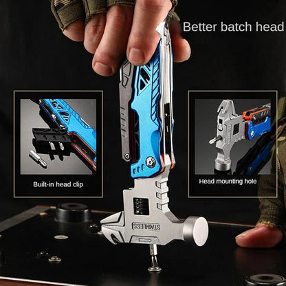 Upgraded Hammer Multitool, 18-in-1