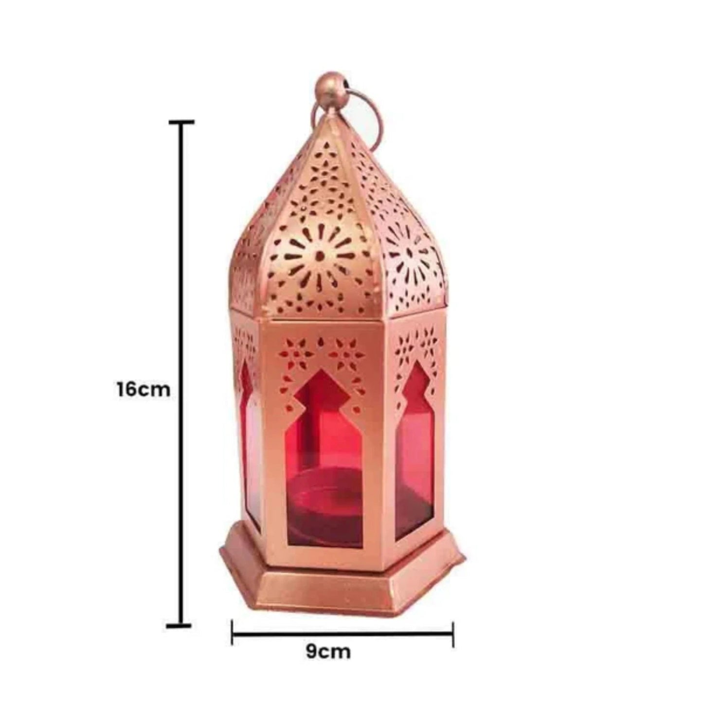 Golden Glow Ramadan Lantern – Elegant LED Decorative Light for Ramadan & Eid